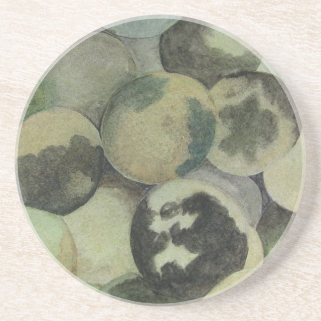 Black Walnuts Coaster (Front)