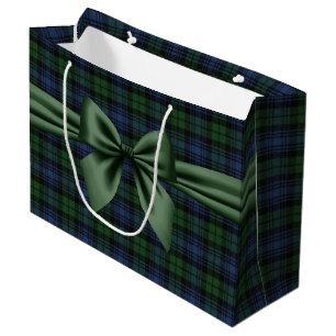 Black Watch Ancient Scottish Tartan Large Gift Bag
