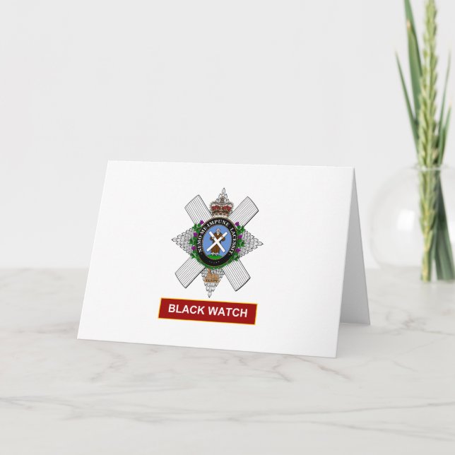 Black Watch Card (Front)