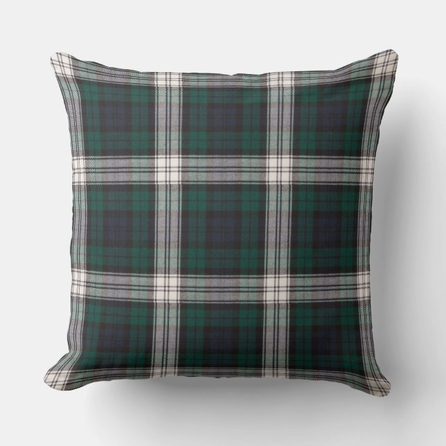 Black Watch Dress Modern Original Tartan Square Cushion (Front)