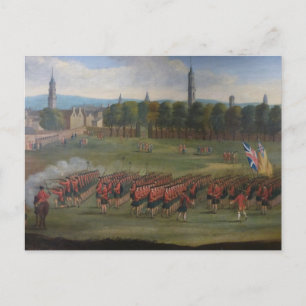 Black Watch on Glasgow Green Postcard