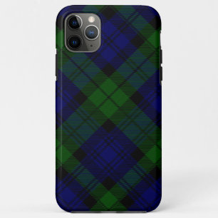 Black Watch Tartan Blue Green Plaid Case-Mate iPhone Case