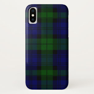 Black Watch Tartan Blue Green Plaid Case-Mate iPhone Case