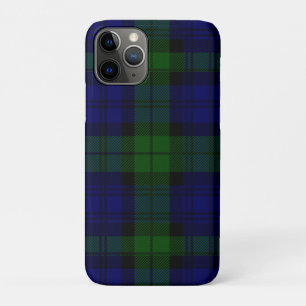 Black Watch Tartan Blue Green Plaid Case-Mate iPhone Case