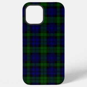 Black Watch Tartan Blue Green Plaid iPhone 12 Pro Max Case