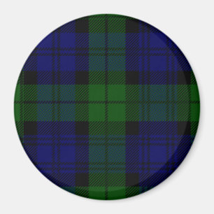 Black Watch Tartan Blue Green Plaid Magnet