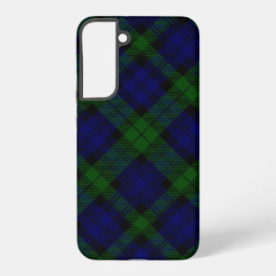 Black Watch Tartan Blue Green Plaid Samsung Galaxy Case