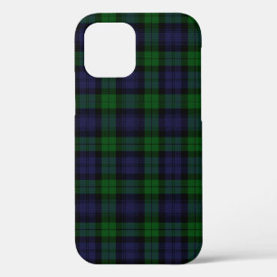 Black Watch Tartan Plaid iPhone 12 Case