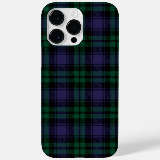 Black Watch Tartan, Plaid Case-Mate iPhone 14 Pro Max Case