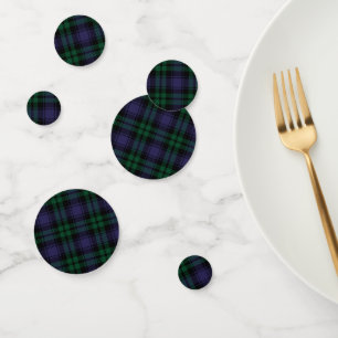 Black Watch Tartan, Plaid Confetti