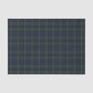 Black Watch Tartan Plaid Tissue Paper