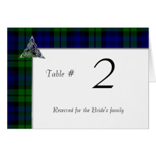 Black Watch Tartan Plaid Wedding