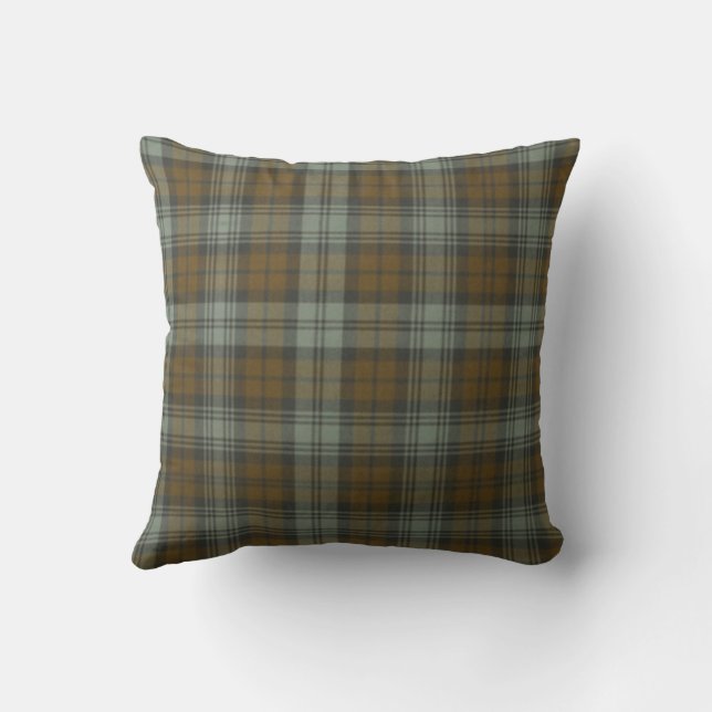 BLACK WATCH WEATHERED TARTAN 2 CUSHION (Back)