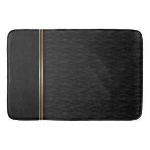 Black Water Bath Mat
