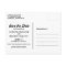 BLACK WATERCOLOR SPLASH | SAVE THE DATE POSTCARD