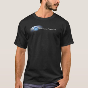 Black WDF Logo/Title/Earth Swoop T-Shirt