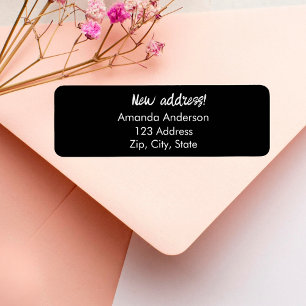 Black we have moved new return address