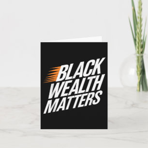 Black Wealth S  Card