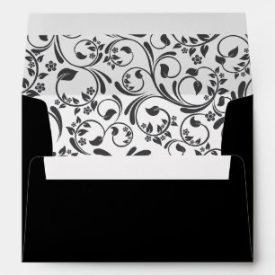 Black Wedding Envelope