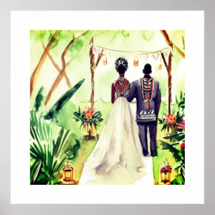 Black Wedding Poster