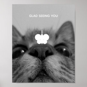 Black&White 17yro kitty Poster