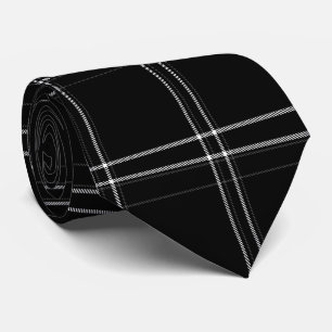 Black & White Abstract Tie