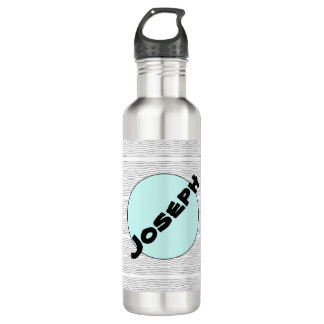Black white and grey 710 ml water bottle