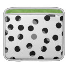 Black, white and grey spotty pattern.