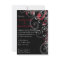 Black, White and Red Flourish Swirls Wedding