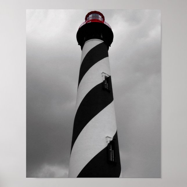 Black, White and Red Poster (Front)