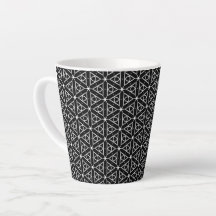 Black White and Silver Geometric pattern
