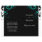 Black White Aqua Reverse Swirl Foldable Program