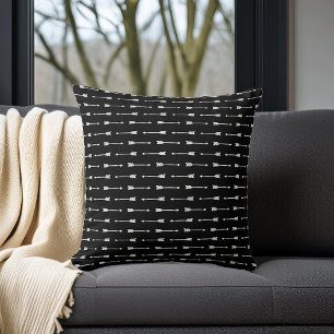 Black & White Arrows Pattern Pillow