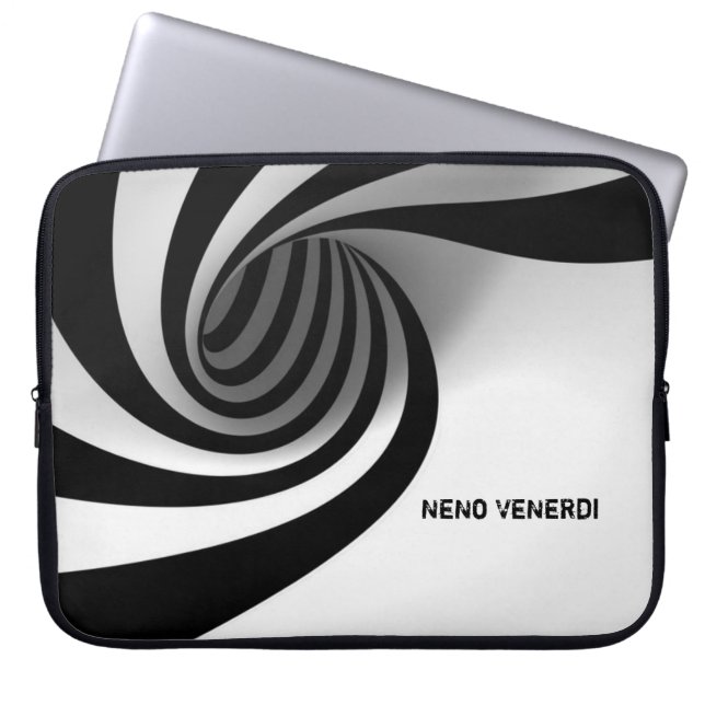 Black & White Art Vol 2 Laptop Sleeve (Front)