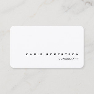 Black & White Attractive Charming Modern Business Card