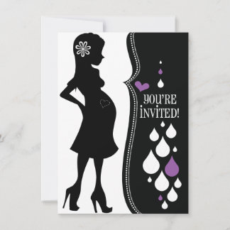Black & White Baby Shower Invite