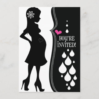 Black & White Baby Shower Invite