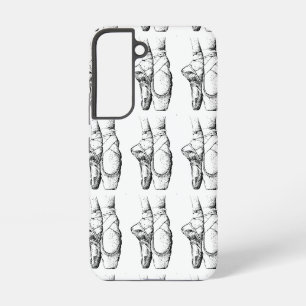 Black & White Ballet Shoes Samsung Galaxy Case