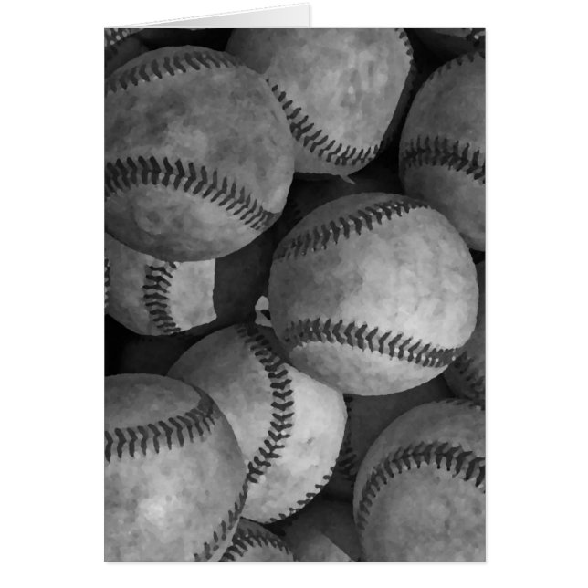 Black & White Baseball (Front)