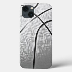 Black & White Basketball iPhone 13 Case