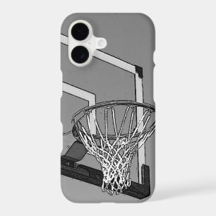 Black White Basketball Hoop iPhone 7 Case