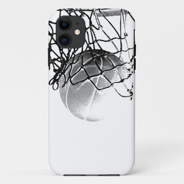 Black & White Basketball iPhone 5 Case (Back)