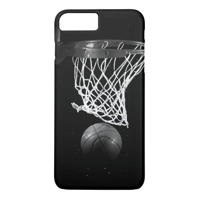 Black & White Basketball iPhone 7 Case (Back)