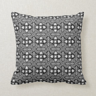 Black & White Batik Cushion