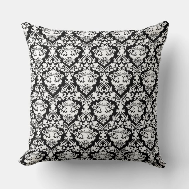 Black & White Batik Cushion (Front)