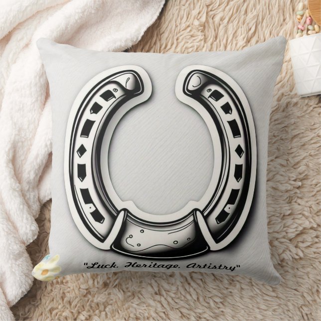 "Black White Beauty" Cushion (Blanket)