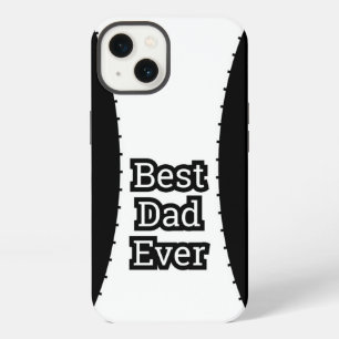 Black White Best Dad Ever iPhone Case