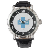 Black White Bold Roman Numerals Your Logo