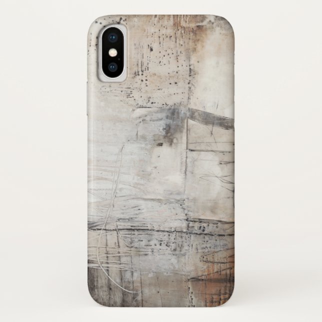 Black White & Bronze Case-Mate iPhone Case (Back)