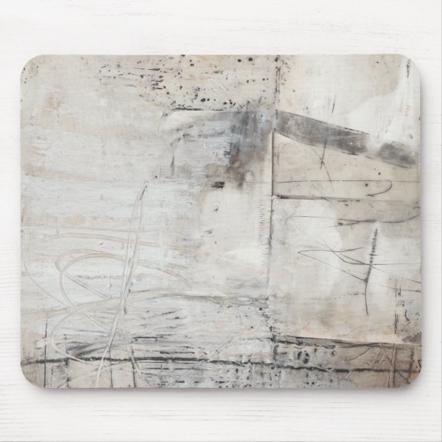 Black White & Bronze Mouse Pad (Front)